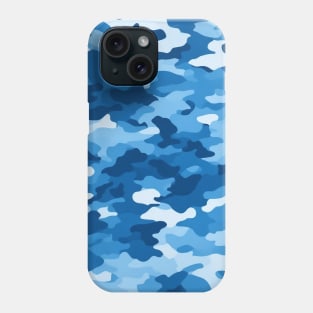 BLUE MILITARY CAMOUFLAGE DESIGN, IPHONE CASE AND MORE Phone Case