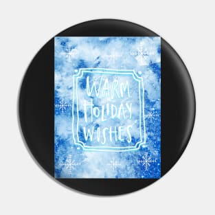 Warm holiday wishes No. 2 Pin