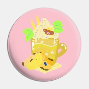 Monkey Banana Milkshake Pin