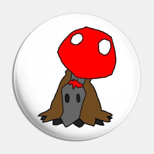 Red Hood Trash Doll Pin