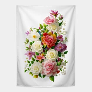 Elegant Rose Bouquet Tapestry