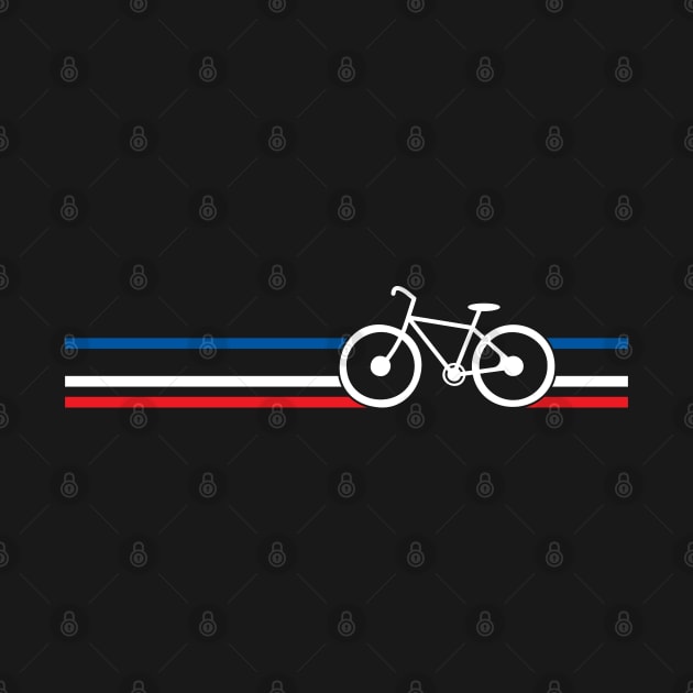 Bike Stripes French National Road Race v2 Great Idea by TeeTypo