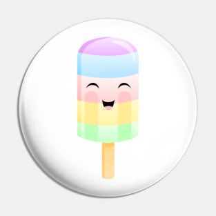 Happy Rainbow Popsicle Pin