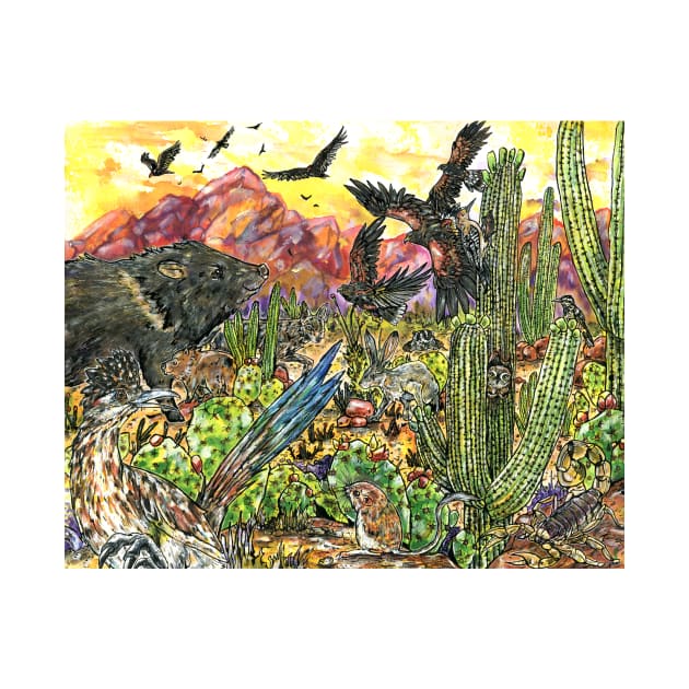 Desert Magic (Sonoran Desert Wildlife) by 10000birds