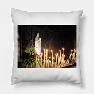 Paris Mary and Candles Pillow