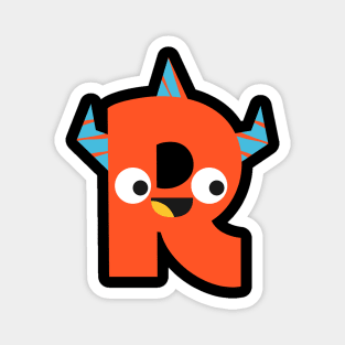 R Letter Magnet