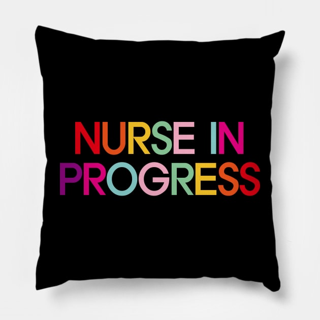 Nurse in Progress Pillow by EunsooLee