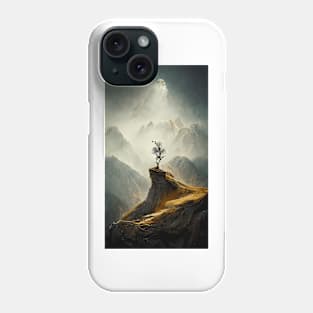 Tree in an empty wasteland Phone Case