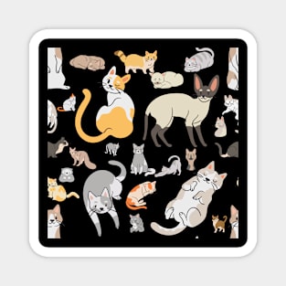 Cat Pattern Magnet