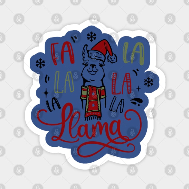 Fa La La La Llama Magnet by holidaystore