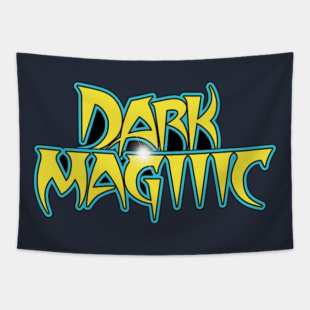 Dark Magic T-Shirt (Blue) T-Shirt Tapestry by Jason Inman (Geek History Lesson)