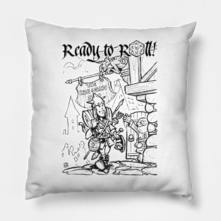 New Adventurer Ready to Roll Pillow