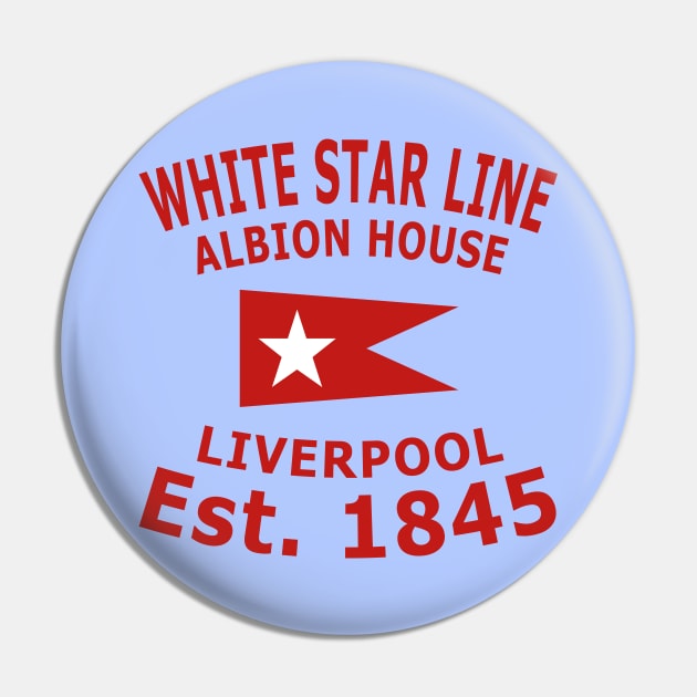 White Star Line Est. 1845 Pin by Lyvershop