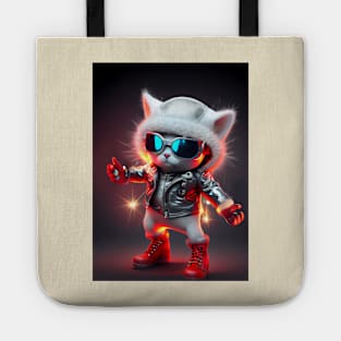 Cute Cosmic Cat - Anime Art design Tote