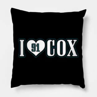 I Heart Cox Pillow