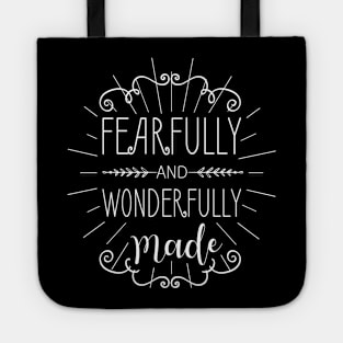 'Fearfully and Wonderfully Made' Family Love Shirt Tote