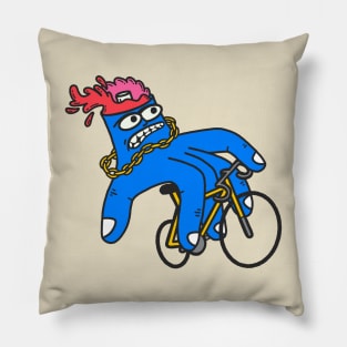 Hand Bike Dude Pillow