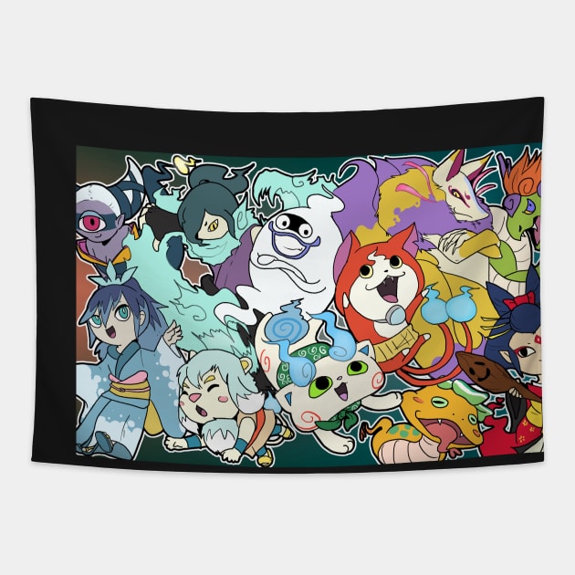 Yo Yo Yo-kai Watch Tapestry by ziodynes098