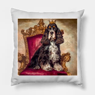 The Cocker Spaniel King Pillow