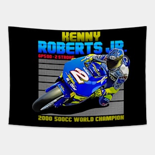 Kenny Roberts Jr. 2000 Champion Retro Tapestry