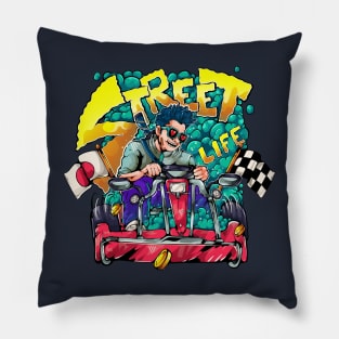 Street Life japan Pillow