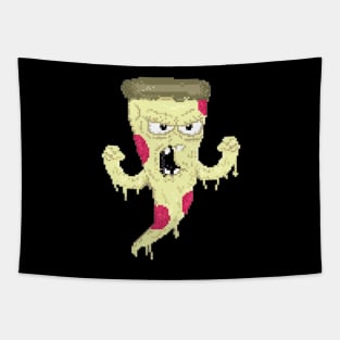 Pizza monster 8bit Tapestry