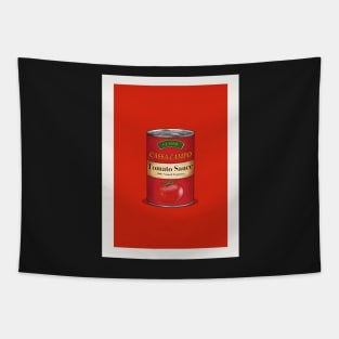 Spaghetti tomato sauce kitchen print Tapestry