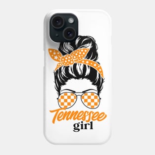 Tennessee Girl // Messy Hair, Don't Care // Tennessee Football Gameday Phone Case