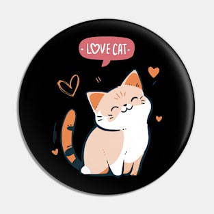 Love Cat - Cat Lover Pin