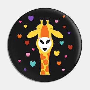 giraffe kisses Pin