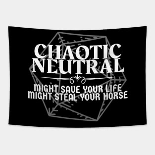 "Might Save Your Life, Might Steal Your Horse" - Chaotic Neutral Alignment Tapestry