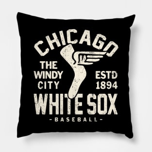 Chicago White Sox Retro 1 by Buck Tee Pillow