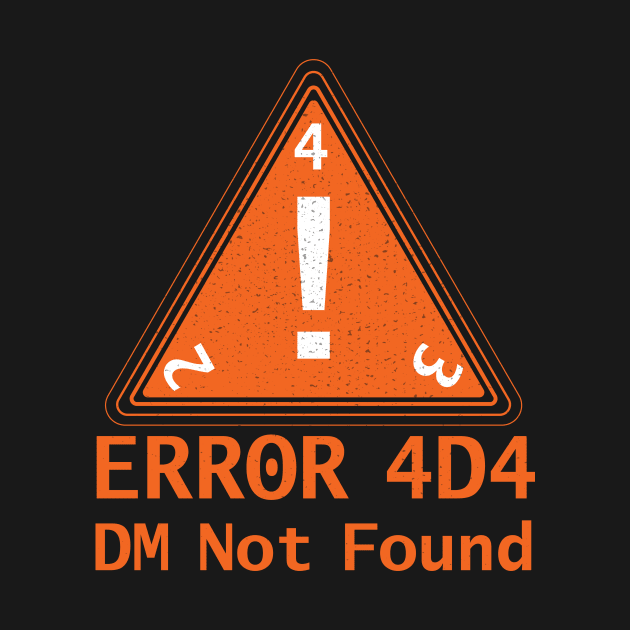 Error 4D4 DM Not Found by PixelSamuel