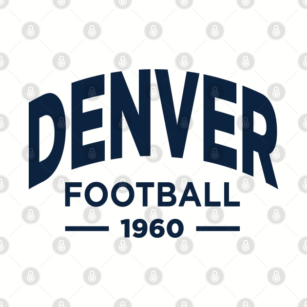 Denver Broncos Football by Fourteen21 Designs