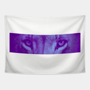 Lion Eyes (Purple) Tapestry