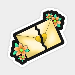 loveletter (yellow) Magnet