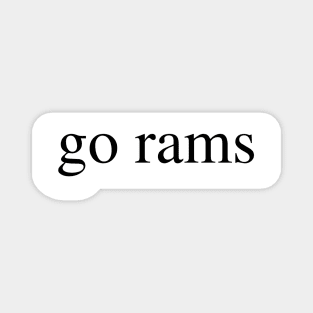 go rams Magnet