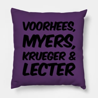 Horror Legends Pillow