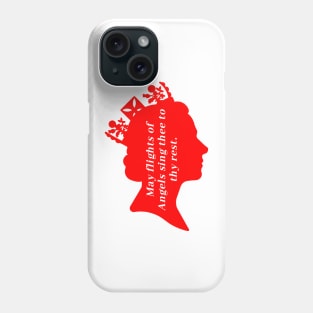 May flight of angels sing thee to thy rest Phone Case