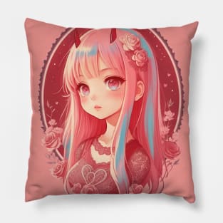 Chibi Zero Two Pillow