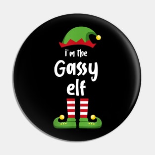 I'm The Gassy Elf Family Matching Christmas Pajama Gifts Pin