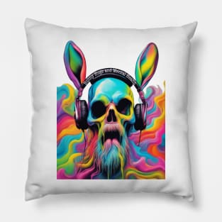 Skull Beard Pillow