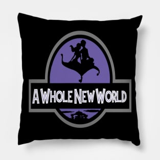 A Whole New Jurassic World Pillow