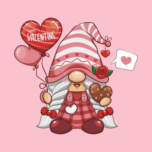 Gnome and Valentine's Day T-Shirt