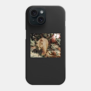 Forest Wild Grizzly Brown Bear. Woods Phone Case