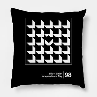 Independence Day / Minimal Style Graphic Artwork Pillow