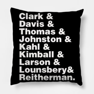 Nine Old Men Pillow