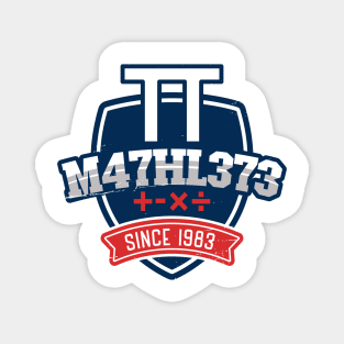 Mathlete Colored Magnet