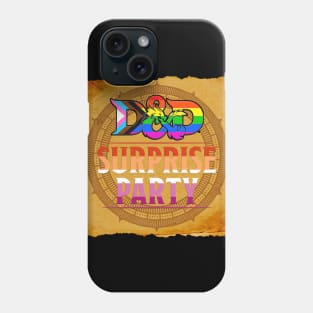 D&D Surprise Party Pride - Lesbian Flag Phone Case