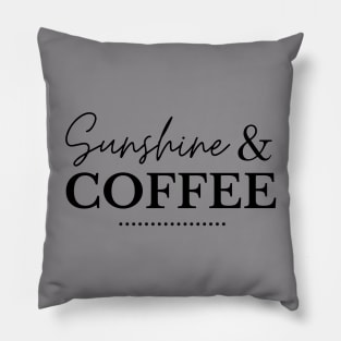 Sunshine & Coffee Pillow